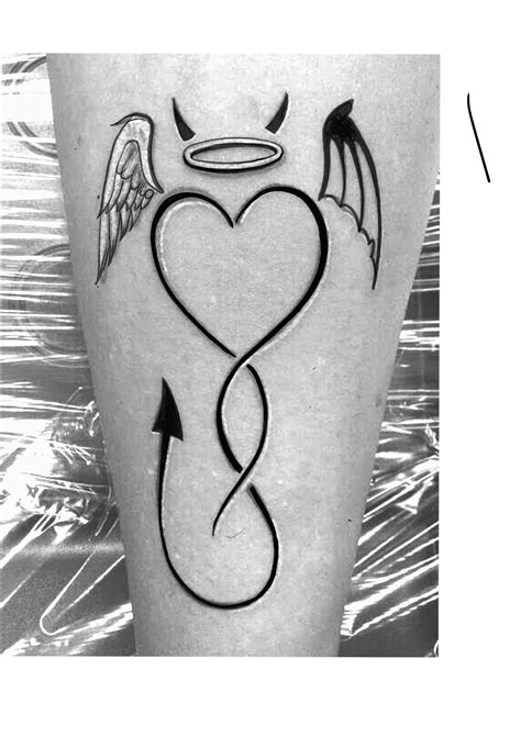 Pin Auf Devil Amp God Engel Teufel Tattoo Teufel Tattoo Engel Tattoo