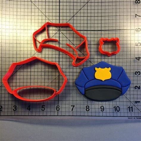 Police Hat 101 Cookie Cutter Set 2 Inches Free Image Download Police Hat 101 Cookie Cutter Set 2 Inches Free Image Download