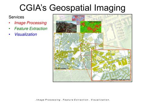 Ppt Cgia Geospatial Imaging Image Processing Feature Extraction