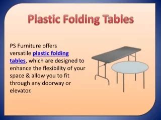 Ppt Plastic Folding Tables 1 Powerpoint Presentation Free Download