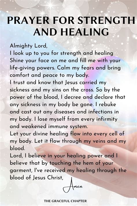 Prayer For Health And Healing