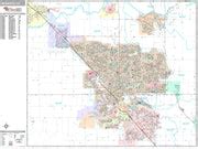 Premium Style Wall Map Of Modesto Ca By Market Maps American Map Store