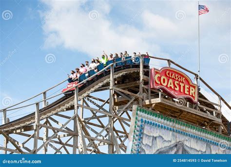 Puyallup Washington United States 09 13 2021 A View Of The Classic Coaster Roller Coaster Ride Seen At The Washington State Fair Stock Photo Alamy