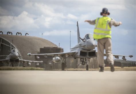 Raf Typhoons Policing Nato Amp 39 S Eastern Border