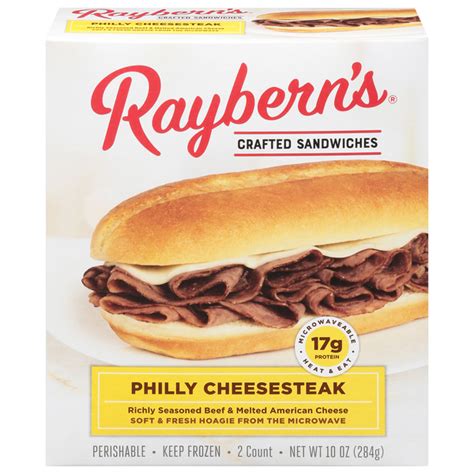 Raybern Amp 39 S Philly Cheesesteak Crafted Sandwiches Frozen 6 Count 1 Pa Raybern Amp 39 S Philly Cheesesteak Crafted Sandwiches Frozen 6 Count 1 Pa