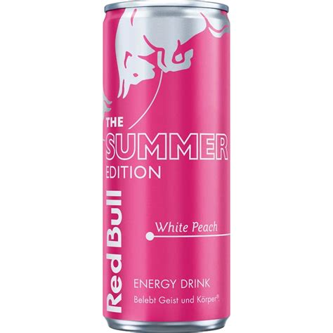 Red Bull Summer Edition 2025 White Peach Energy Drink 250Ml