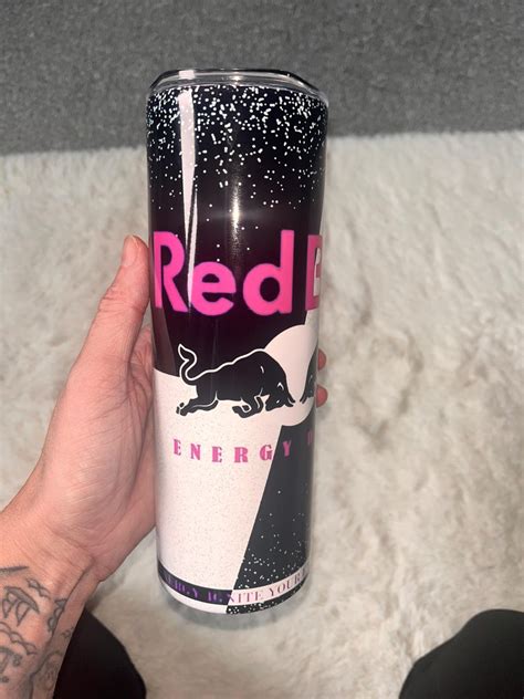 Redbull Tumbler Juneberry Etsy