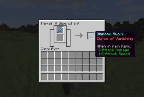 Removing Enchantments Minecraft