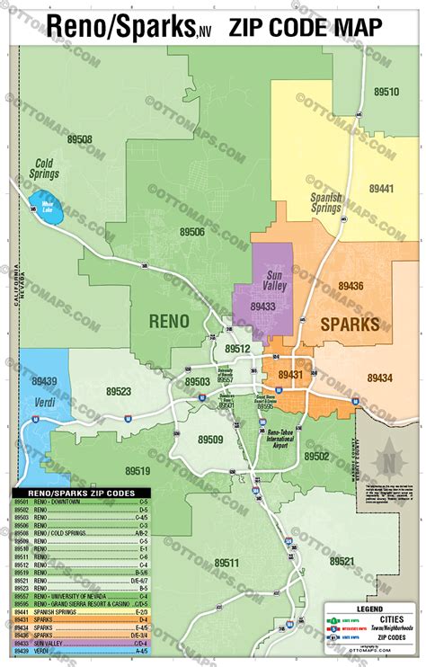 Reno Sparks Zip Code Map Overview Pdf Reno Sparks Zip Code Map Overview Pdf