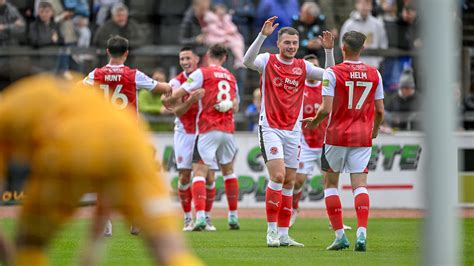 Report Town Victorious Against Carlisle Fleetwood Town Football Club