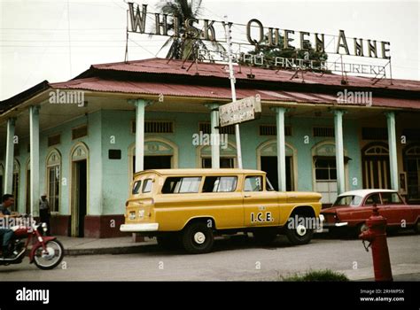 Restaurant Antica Eureka San Jose Costa Rica C 1962 Cars Parked On