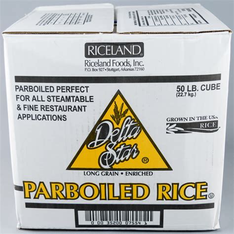 Riceland Delta Star Parboiled Rice 50 Lb Riceland Delta Star Parboiled Rice 50 Lb