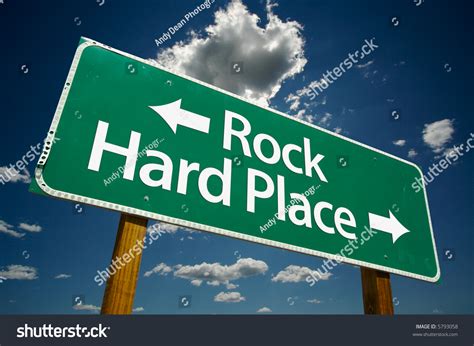 Rock Hard Place Road Sign With Dramatic Clouds And Sky Stock Photo Adobe Stock Rock Hard Place Road Sign With Dramatic Clouds And Sky Stock Photo Adobe Stock