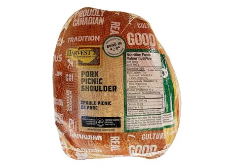 Roosevelt Boneless Pork Picnic Shoulder 1 Lb Beef Meat Halal