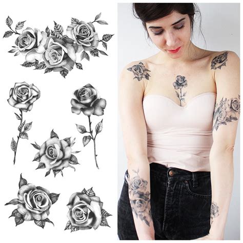 Roses Flower Set Set Of 6 Temporary Tattoo Realistic Roses Tattoo Roses Tattoo Flowers Tattoo Black Roses Temporary Tattoo Floral Etsy Roses Flower Set Set Of 6 Temporary Tattoo Realistic Roses Tattoo Roses Tattoo Flowers Tattoo Black Roses Temporary Tattoo Floral Etsy
