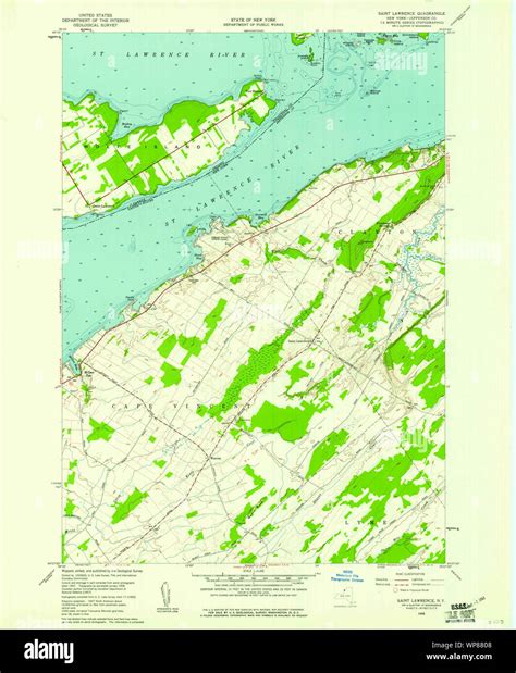 Saint Lawrence New York Map Hi Res Stock Photography And Images Alamy