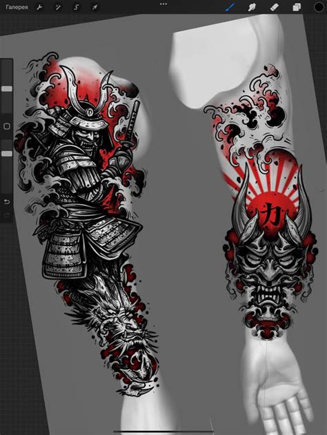 Samurai Sleeve Sketch 2 Japanese Hand Tattoos Japanese Sleeve Samurai Sleeve Sketch 2 Japanese Hand Tattoos Japanese Sleeve