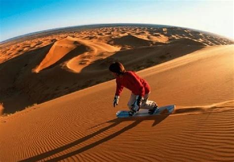 Sand Dunes Of Texas Sandboarding