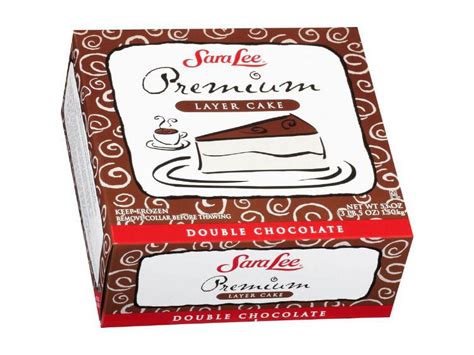 Sara Lee Premium Double Chocolate Layer Cake 9Inch 3 312Lbs Pack Of 4