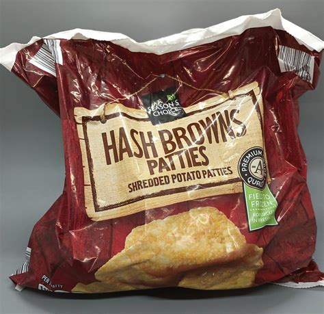 Season S Choice Hash Brown Patties Shredded Potato Patties Aldi Reviewer