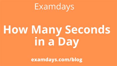Secrets Behind the Seconds in a Day Revealed