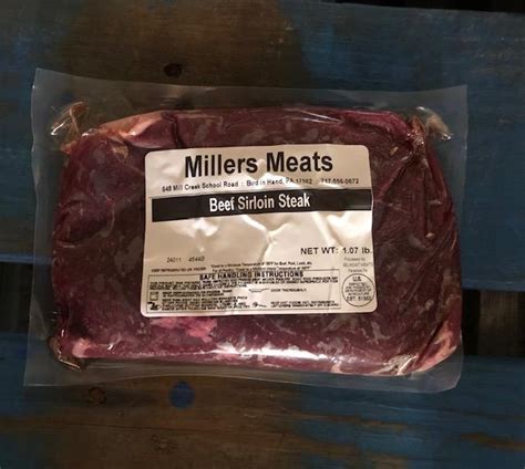 Sirloin Steak Per Lb Pastured Farm Food Club