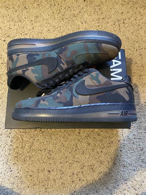 Size 9 5 Nike Air Force 1 Low Max Air Vt Qs Camo 2012 Ebay