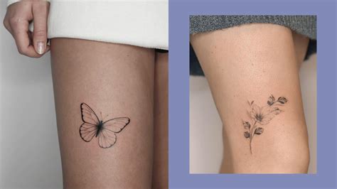 Small Tattoo Designs For Girls On Thigh