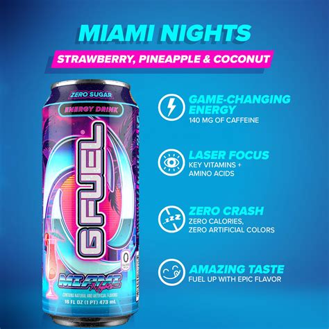 Snapklik Com G Fuel Miami Nights Strawberry Pina Colada Flavored Snapklik Com G Fuel Miami Nights Strawberry Pina Colada Flavored