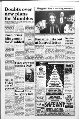 South Wales Evening Post From Swansea West Glamorgan Wales