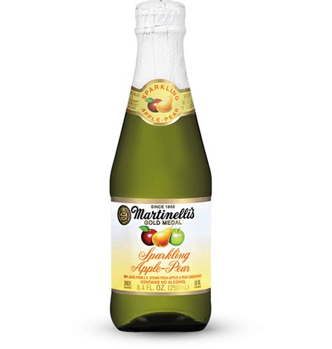 Sparkling Apple Pear Juice 8 4Oz Sparkling Juices S Martinelli Amp Co