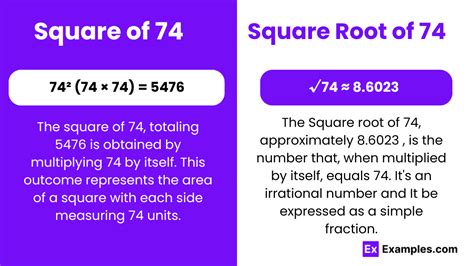 Discovering the Magic of Square Root 74: Simple Yet Profound