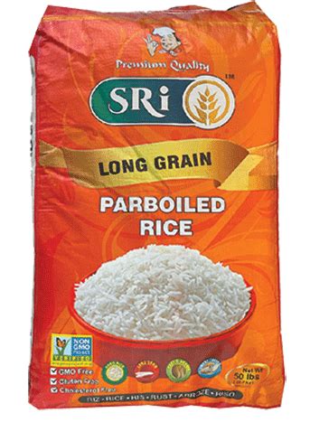 Sri Parboiled Rice 50 Lb Sri Ravi Foods Usa Sri Parboiled Rice 50 Lb Sri Ravi Foods Usa
