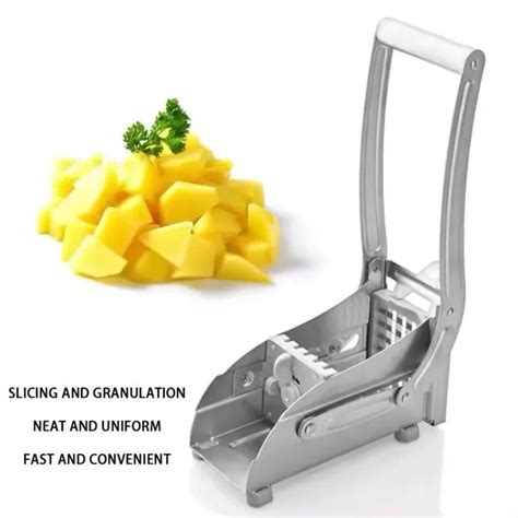 Stainless Steel French Fries Slicer Vegetable Food Cut Pieces Machine