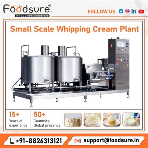 Stainless Steel Non Dairy Whipping Cream Plant For Industrial Liquid