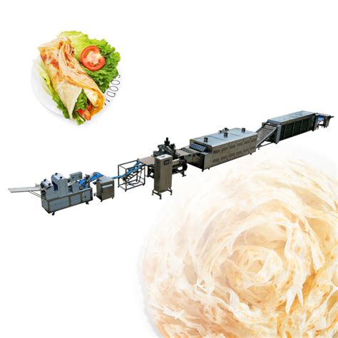 Supermarket 250Kg H Commercial Flour Tortilla Machine