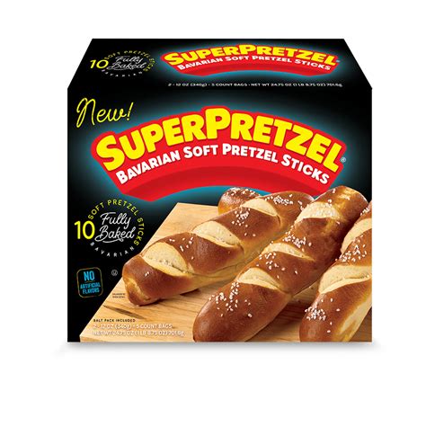 Superpretzel Bavarian Soft Pretzel Sticks 24 75 Oz Kroger