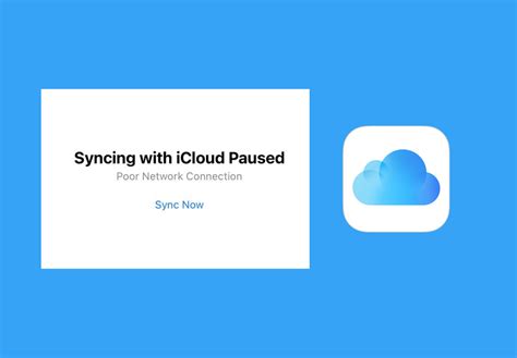 Syncing With Icloud Paused
