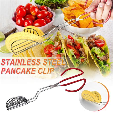 Taco Shell Tong Taco Shell Mold For Frying U Shaped Stainless Steel Taco Shell Tong Taco Shell Mold For Frying U Shaped Stainless Steel