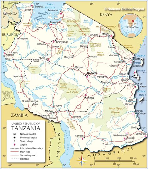 Tanzania Country Profile Nations Online Project