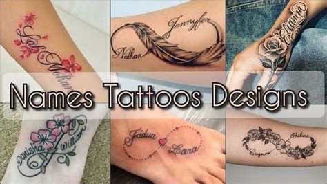 Tattoos Designs Names 50 Popular Name Tattoo Ideas Amp Designs For Men