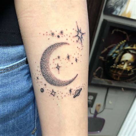 Tattoos Designs Stars And Moon