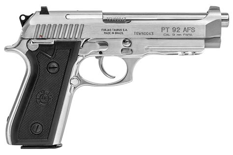 Taurus Pt92 9Mm Stainless Pistol Sportsman Amp 39 S Outdoor Superstore