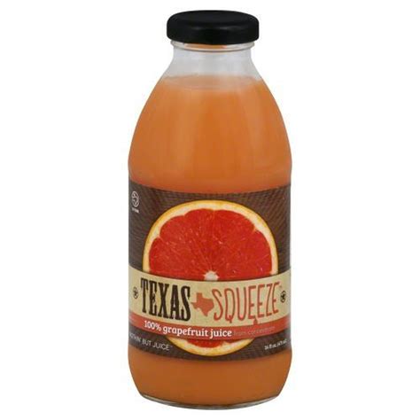 Texas Squeeze 100% Grapegruit Juice - 16 Fluid Ounce - 1 Count - Fresh By Brookshire's Texas Squeeze 100% Grapegruit Juice - 16 Fluid Ounce - 1 Count - Fresh By Brookshire's