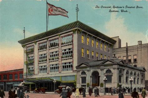 The Crescent Spokane S Greatest Store Spokane Wa Postcard Memory Palace