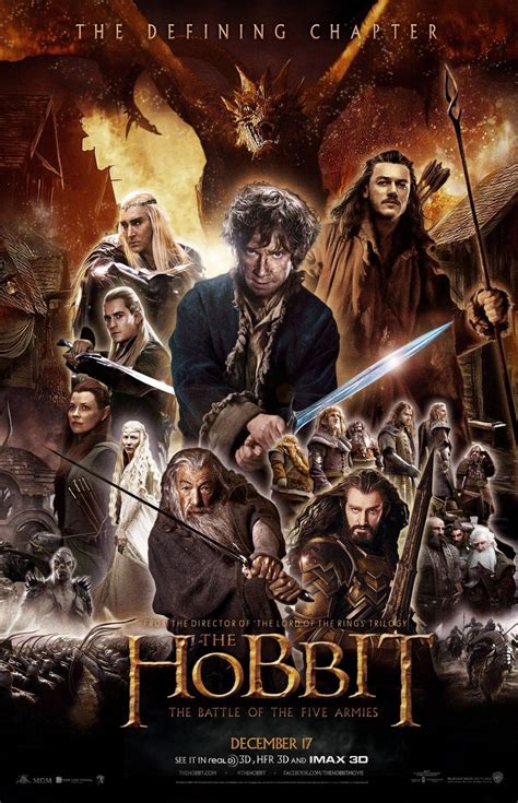 The Hobbit The Battle Of The Five Armies Character Poster