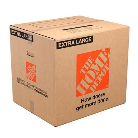 The Home Depot Extra Large Moving Amp Storage Box With Handles 24 In X
