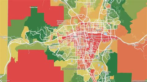 The Safest And Most Dangerous Places In Reno Nv Crime Maps And