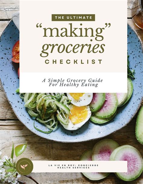 The Ultimate Amp Quot Making Amp Quot Groceries Checklist La Vie En Roy