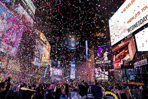 Times Square Ball Drop In New York City